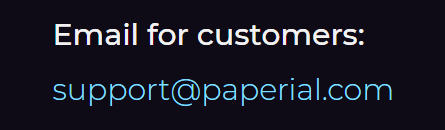 Paperial.com Support